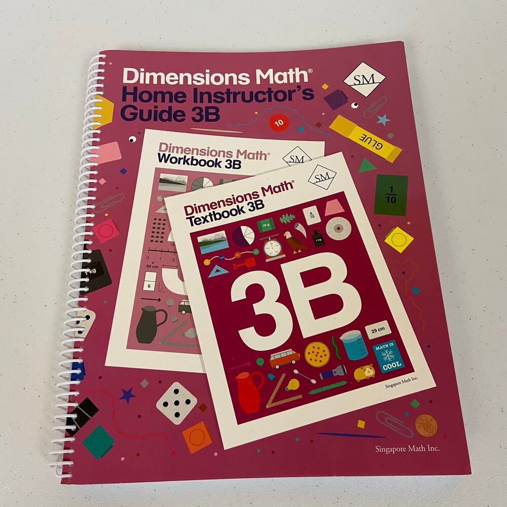 Dimensions Math Home Instructor's Guide 3B Singapore Math